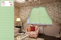 Жалюзи плиссе Креп (зеленый)