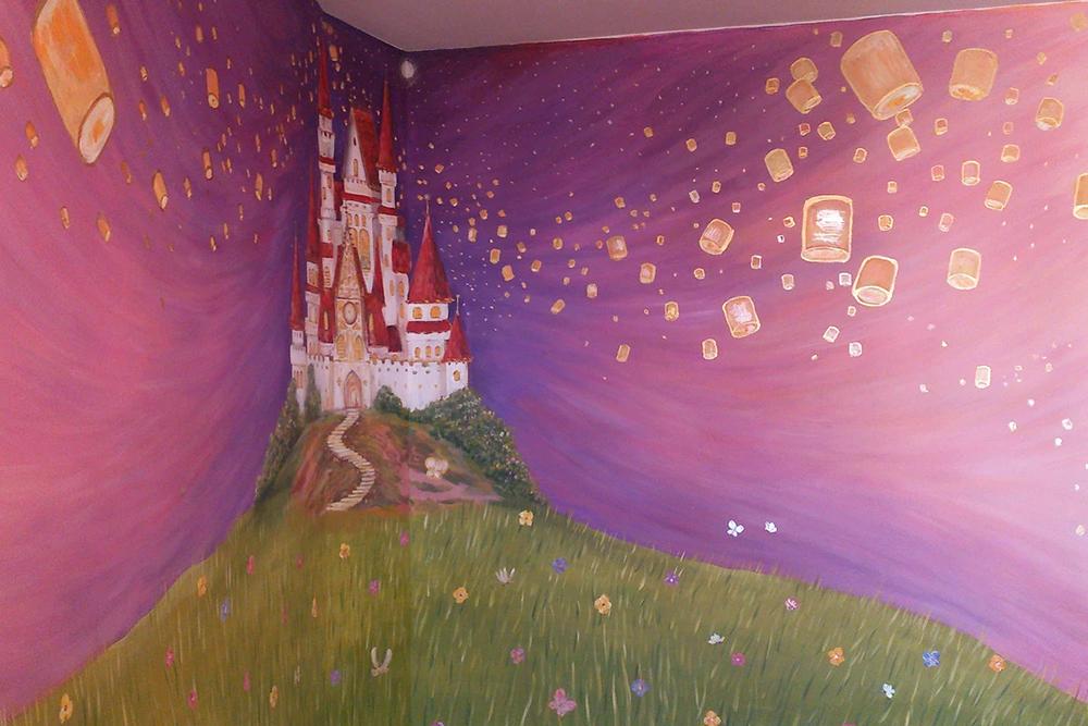 Роспись стен и мебели